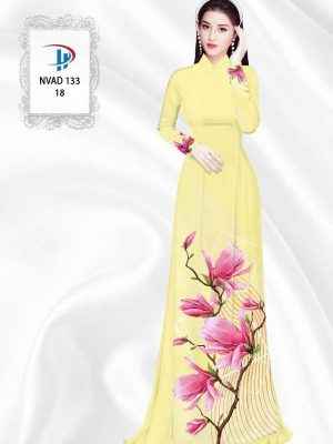 Vải Áo Dài Hoa In 3D AD NVAD133 26